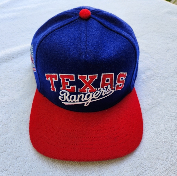 RANGERS|47 Trucker Snapback|All Felt Crown Brim|Rangers Script|Silver Under Brim - Picture 1 of 4